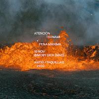 Concierto de Atención Tsunami y Pena Máxima en Moby Dick Club