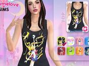 Sims Clothing: Sailor Moon Crystal Tops Updated 2023