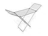 Vileda Alumix - Tendedero con X-Legs con Varillas Gruesas Antipliegues, Acero y Aluminio, Plateado
