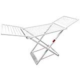 Acan Tradineur - Tendedero Plegable 100% de Resina, 20 Metros de Espacio de tendido. Fabricado en España, válido para Interior y Exterior, con Bloqueo de Seguridad, 180 x 108 x 55 cm (Blanco)