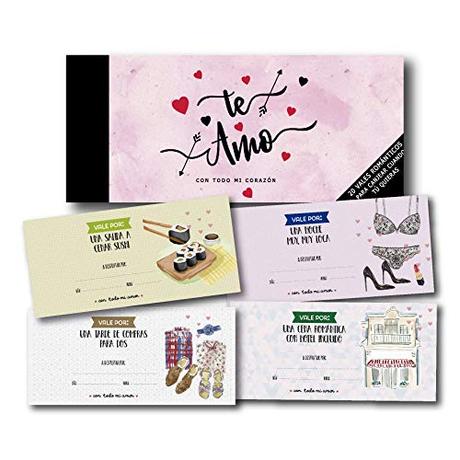 El Mejor 10 san valentin hombre de 2024: La Elección de los Especialistas Happymots Talonario 20 Vales Románticos | Te Amo Con Todo Mi Corazón | Regalos originales de pareja | 15 propuestas + 5 vales para rellenar | Regalo para San Valentin para mujer y hombre