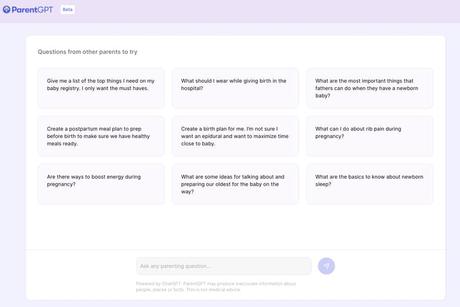 ParentGPT una nuevo chatbot de inteligencia artificial para padres y madres