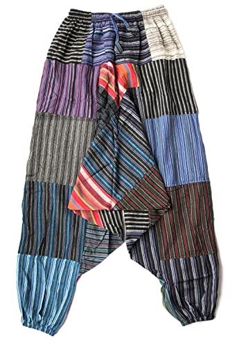 Pantalones Bombacho Hippie Multicolor (S/M)