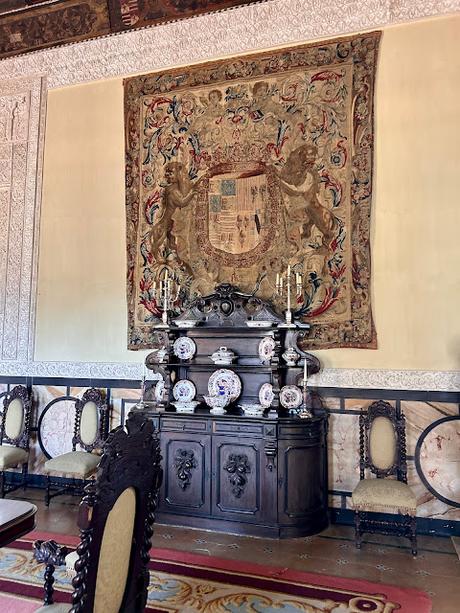 La Casa de Pilatos (35): El Comedor del Palacio Alto.