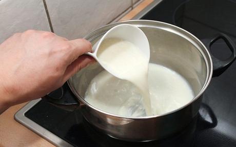 Fusilli con pollo a la crema