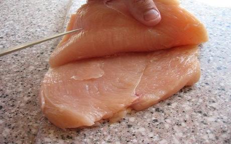 Fusilli con pollo a la crema