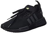 adidas NMD_R1, Sneaker Hombre, Core Black/Grey Six/Solar Yellow, 38 EU