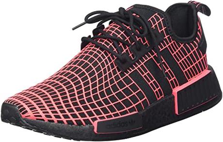 adidas NMD_R1, Sneaker Hombre, Core Black/Turbo/Turbo, 38 EU
