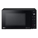 LG - Microondas con Grill y Display Digital, de 25 Litros y 1000W, Función Smart Inverter y EasyClean, Cocina Más Rápido, Mantiene Sabor y Nutrientes, MH6535GIB, Color Negro