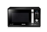 SAMSUNG MG23F301TAK/EC Microondas con Grill, 23 Litros de Capacidad, Potencia 800W/1100 W, Interior Cerámico Enamel, Sistema de Ondas TDS, Color Negro, (An x Al x Prof) 490 x 275 x 392 mm