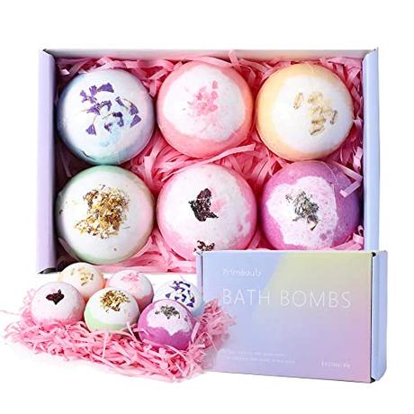 El Mejor 10 bomba de baño de 2024: La Elección de los Especialistas 6 Bombas de Baño set de Regalo Spa Relajante artesanas hechas a mano Aromas Naturales Esenciales (Multicolor)