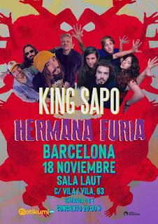 King Sapo y Hermana Furia en Sala Laut