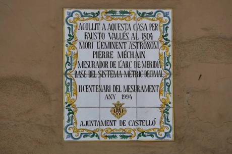 Pierre Méchain en Castellón de la Plana