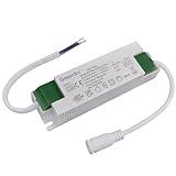 GreenSo 40W Fuente de Alimentación LED Conductor, Transformador Driver para Panel de Luz LED 60x60cm 120x30cm, AC200-240V a DC27-40V 1000mA Corriente Constante, TUV CE SAA RoHS