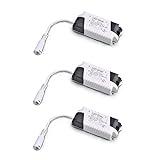 Jandei - Pack x3 Driver Transformador 18W-24W DC, entrada multi-voltaje 170-265V Ac 50/60Hz, salida 72-86 Vdc 240-260 mA. Válidos para sustituir en downlights y otros equipos LED