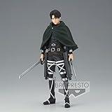 Banpresto - Figura de Acción Levi Attack On Titan, La Ultima Temporada, 16 cm, BP18813, Multicolor