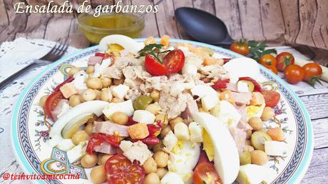 Ensalada de garbanzos Ensalada de garbanzos