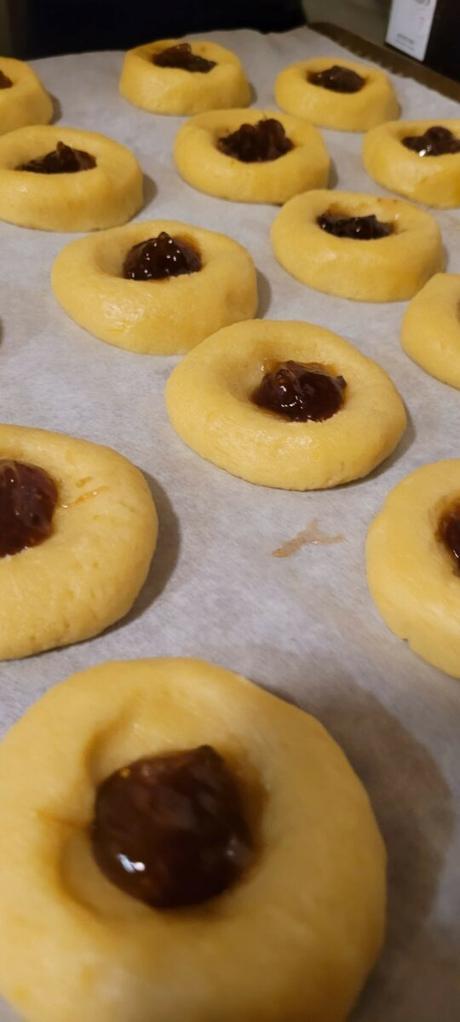 Galletas caseras con mermelada de higos