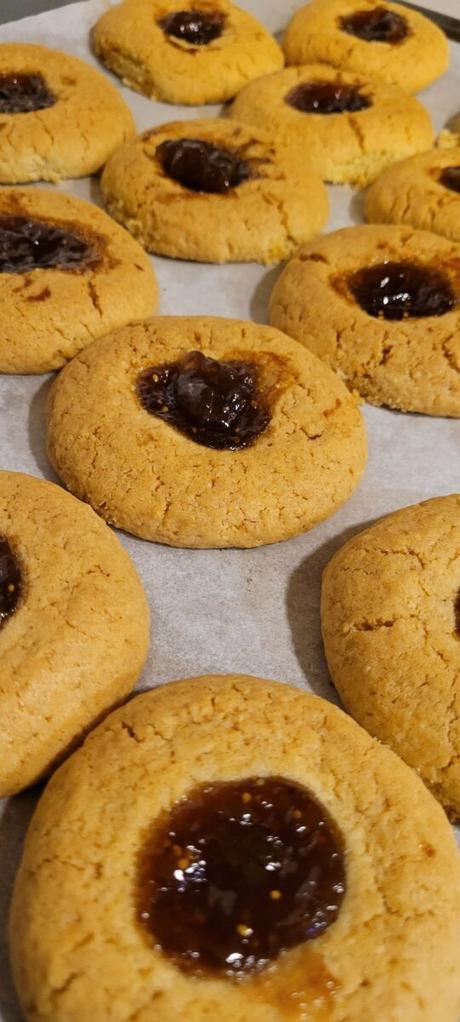 Galletas con mermelada de higos