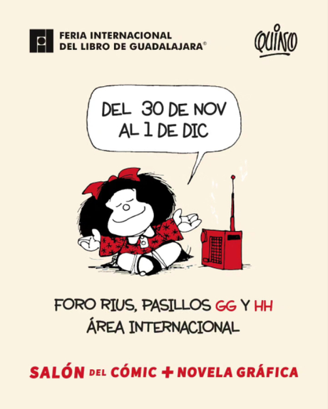 Con el Salón del Cómic + Novela Gráfica, en la FIL #LeemosCómics