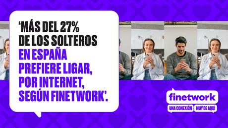 Más del 27% de los solteros en España prefiere ligar por Internet, según Finetwork