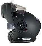 LS2 HELMT Casco Abatible Strobe 2 Talla L (59/60) Negro Mate Homologacion 22.06