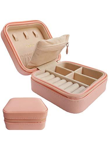 HerFav Caja Joyero Pequeña de Viaje Rosa