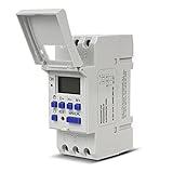 GreenBlue GB104 - Programador eléctrico digital diario semanal tipo carril DIN 16A 250V 240 programas (1)