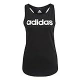 adidas Mujer Essentials Loose Logo Camiset de tirantes, Black/White, XS
