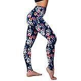 Leggings florales de cintura alta con estampado de cachemira para mujer, mallas de fitness altamente elásticas, pantalones de yoga, ropa deportiva de entrenamiento