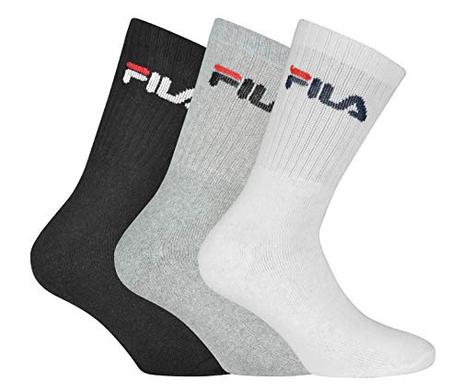 Fila F9505 Unisex, Calcetín Mujer, Classic, 35-38 Paquete De 18