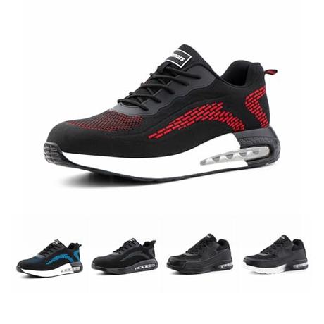 El Mejor 10 botas seguridad de 2024: La Elección de los Especialistas Hitmars Zapatos de Seguridad para Hombre Mujer Zapatillas Deportivas Zapatillas de Seguridad Calzado de Trabajo con Punta de Acero Transpirables Botas de Seguridad Rojo EU 42