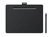 Wacom Intuos Small Tableta Gráfica - tablet para dibujar, pintar, editar fotos tos con lápiz sensible a la presión negro - óptima para la educación en línea y el teletrabajo