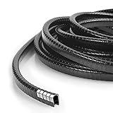 URAQT Protector de borde demarco de Puerta de Coche 5.5M U Forma, Automóvil, Tira de Sellado de Goma, Sello Parachoques para Evitar Arañazos -Negro