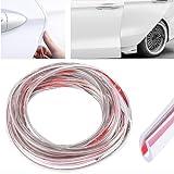 Burlete Puerta Coche, 5M, Transparente, U Forma, Protector Puerta Coche, Rotector de Bordes Auto Puerta para Evitar Arañazos, apto para SUV Sedan MPV y la mayoría de los modelos