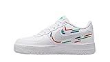 NIKE Air Force 1 Impact GS NN Trainers FD0532 Sneakers Zapatos (UK 4.5 us 5Y EU 37.5, White White Game Royal 100)