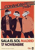 Concierto de Comandante Twin en Sala El Sol