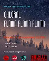 Concierto de Chloral y Flama Flama Flama en El perro de la parte de atrás del coche