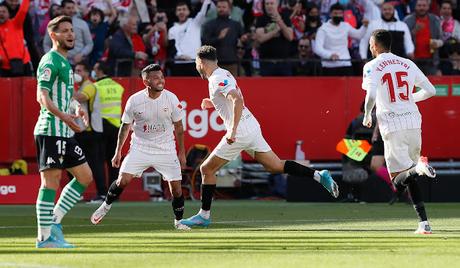 El Sevilla ha sumado 13 de los últimos 15 puntos frente al Betis en Nervión