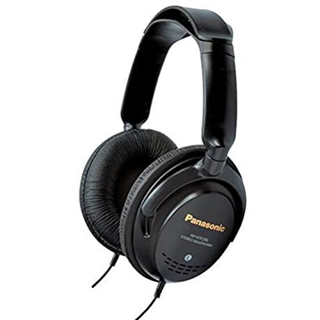 Panasonic RP-HTF295E-K Auriculares de Diadema Cerrados, Cable Largo, Sonido Hi-Fi, Aislamiento de Ruido, Diseño Ergonómico, Unidad de Control 40 mm, Color Negro