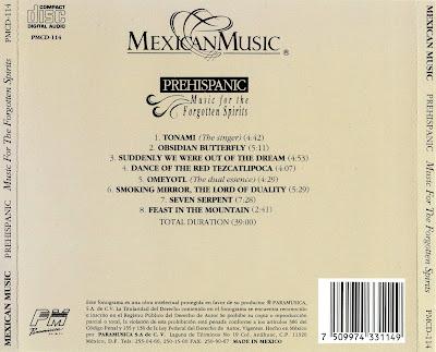 Jorge Reyes - Prehispanic Music For The Forgotten Spirits (1994)