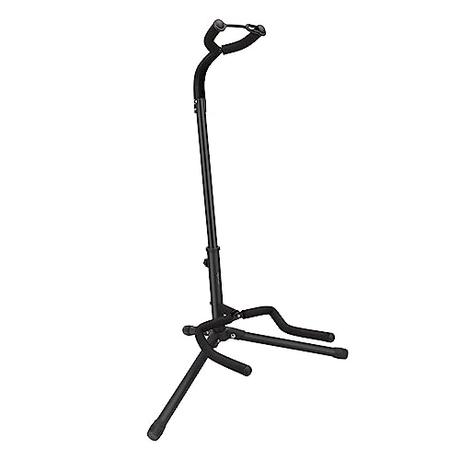 Amazon Basics Soporte para guitarra ajustable, plegable, para acústica y eléctrica, bajo y banyo, Negro