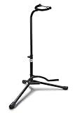 BSX 518050 - Soporte para guitarra acústica y eléctrica, color negro