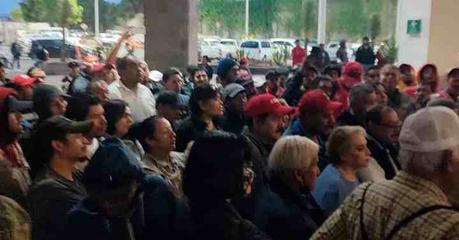 Trabajadores de Interapas marchan a la UAM para exponer inconsistencias en convenio Laboral
