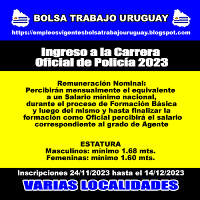 Ingreso a la Carrera Oficial de Policía 2023 Ingreso a la Carrera Oficial de Policía 2023