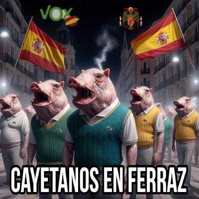 La derecha quema las calles. Una semana de protestas en Ferraz (muchas de ellas, violentas), contra la amnistía del PSOE.