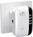 Repetidor WiFi, 300Mbps Extensor WiFi, Amplificador WiFi 2.4GHz con Repertidor/Ap Modo y la función WPS, Amplificador Señal de Red WiFi con Puerto Ethernet e Interfaz de Alimentación