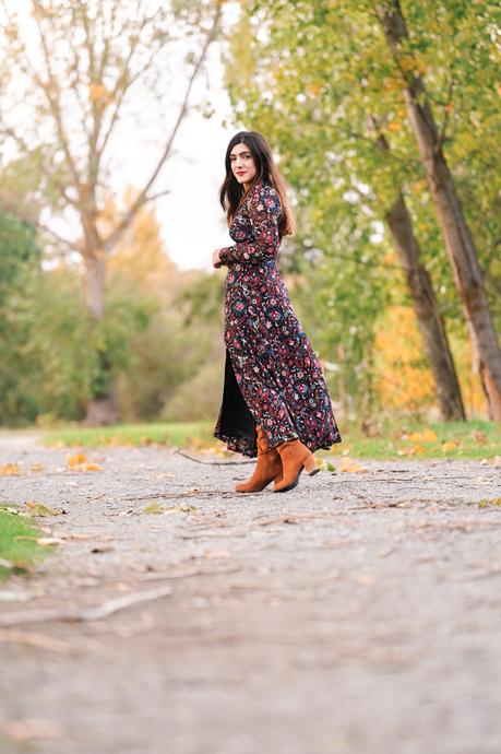 Midi autumnal dress