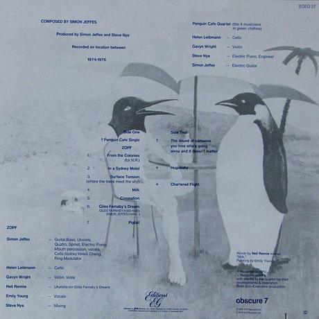Penguin Cafe Orchestra. Music from the Penguin Cafe. Edición Rockarte