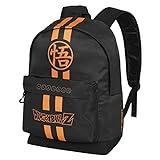 Dragon Ball (Bola de Dragón) Lining Ball-Mochila ECO 2.0, Negro, 32 x 44 cm, Capacidad 22.5 L